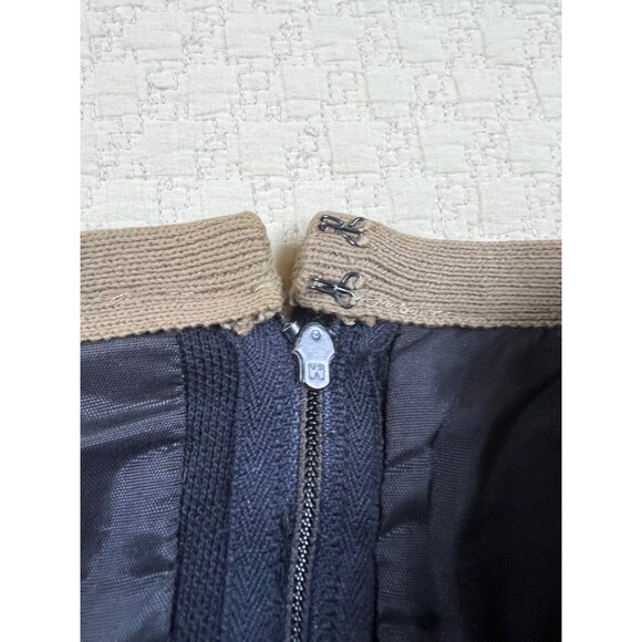 VTG 1950s Black A-Line Dress by Vago Juniors Of California Formal Cocktail Small - Picture 4 of 9